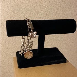 Butterfly 🦋 & Watch Silver Bracelet